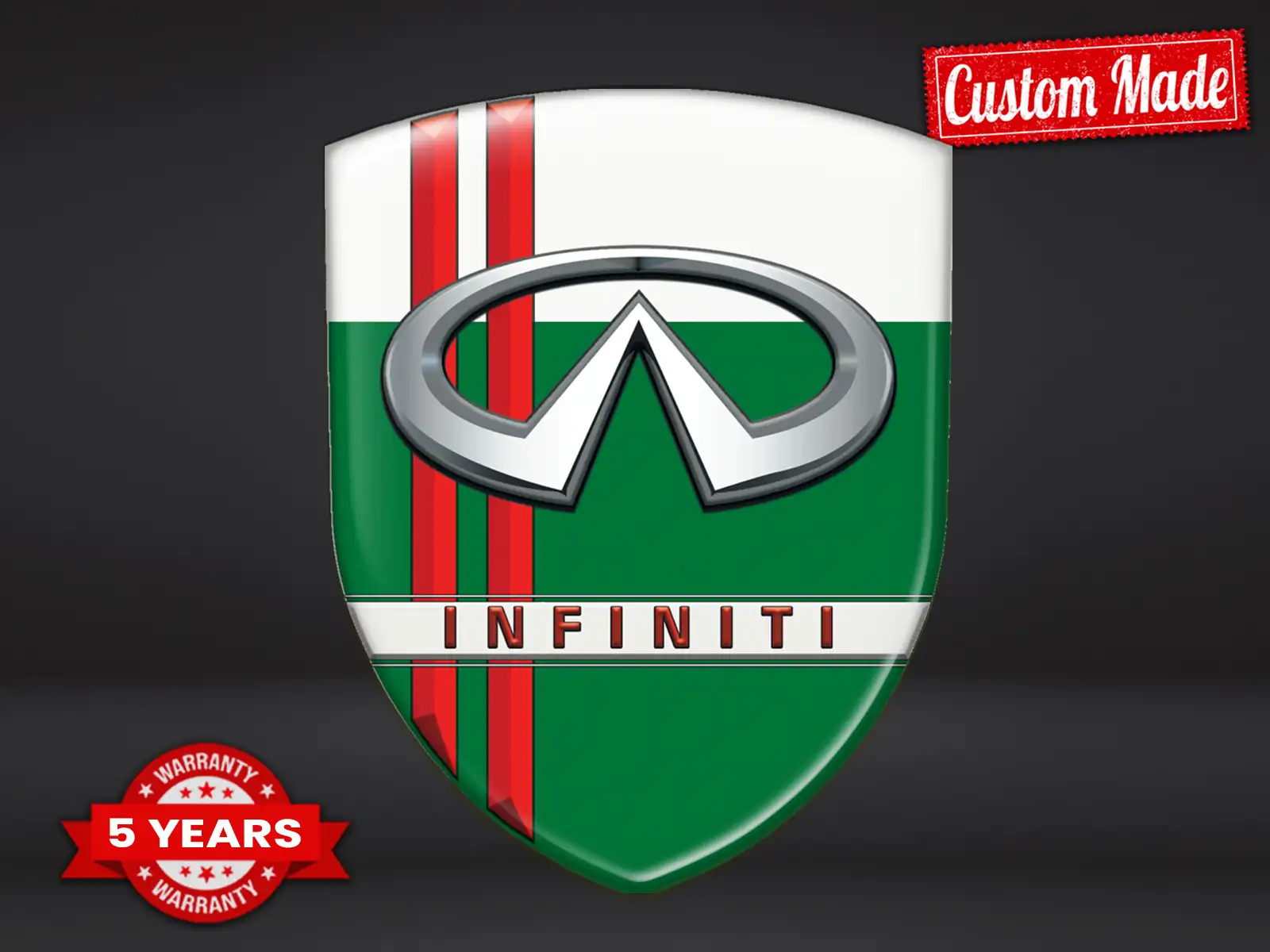 Infiniti Cúpula Pegatina Edición Gama Alta Insignias Elegantes